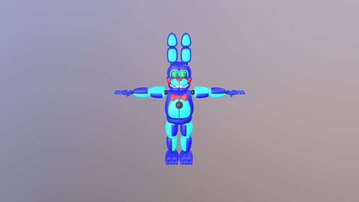 FNAF SL Funtime Toy Bonnie 3D Model