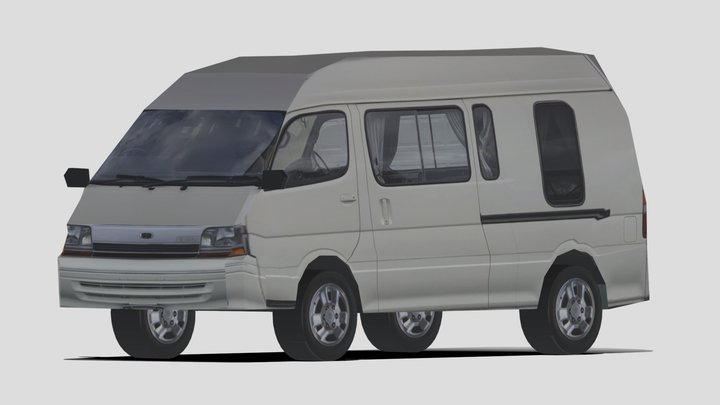 1999 Toyota Hi Ace Commuter Custom Limited 4WD 3D Model