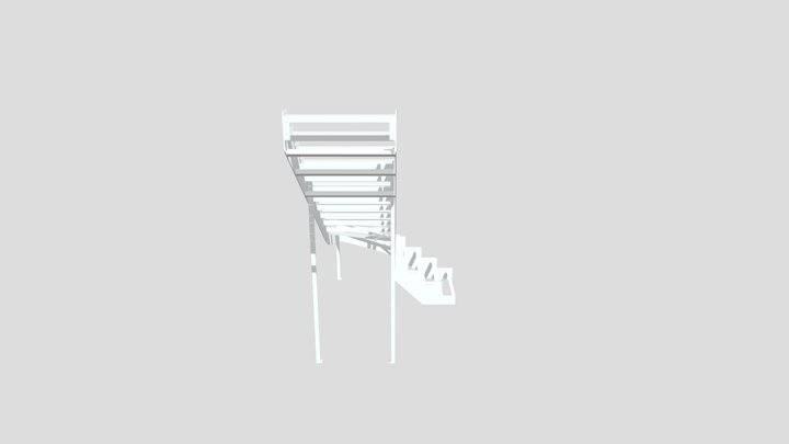 Сборка Каркаса_00_00 СБ - Сборка каркаса лестниц 3D Model