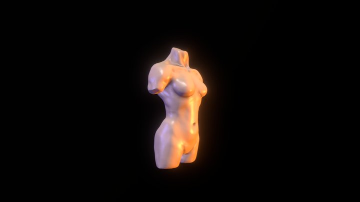 2018 SculptJanuary Day 29 - Female Torso 3D Model