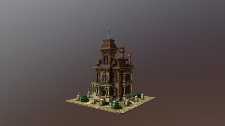 C4 Premade "House" 3D Model