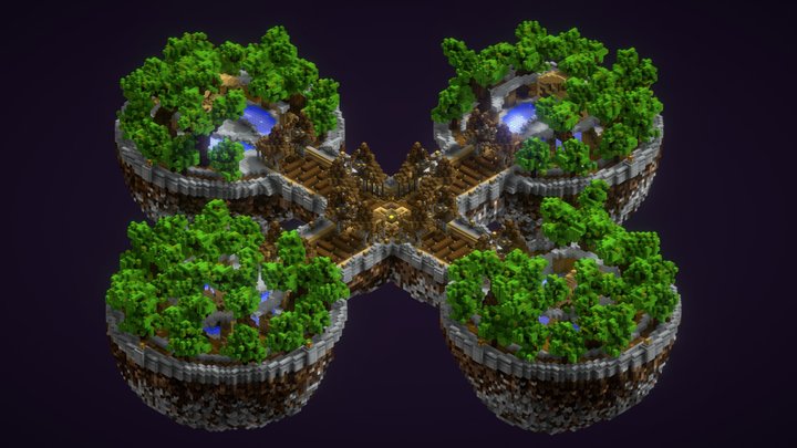 Extended Island spawn spring [1/4] 3D Model