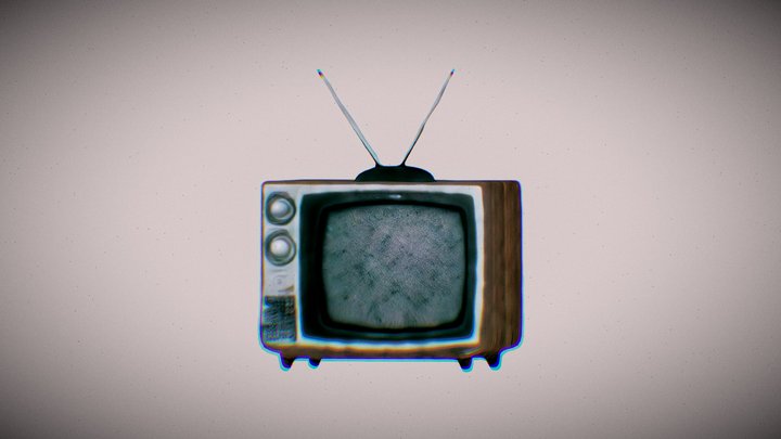 Old TV 3D Model