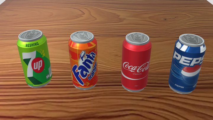 Soft drinks 3D Model