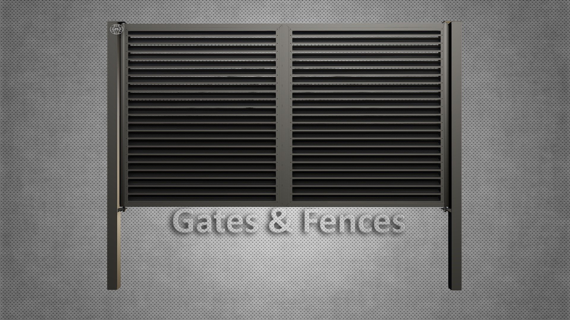 Poarta Jaluze/Louvered Driveway Gates — Sketchfab embed 3D viewer
