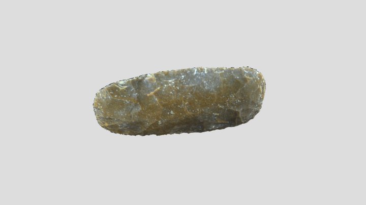 Hache taillée en silex du Grand-Pressigny 3D Model