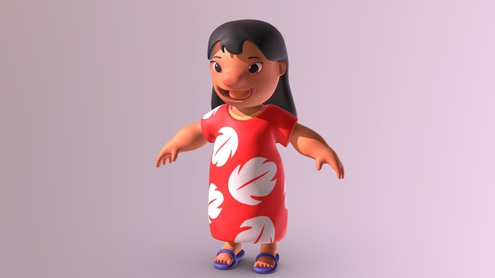 Lilo Pelakai 3D Model