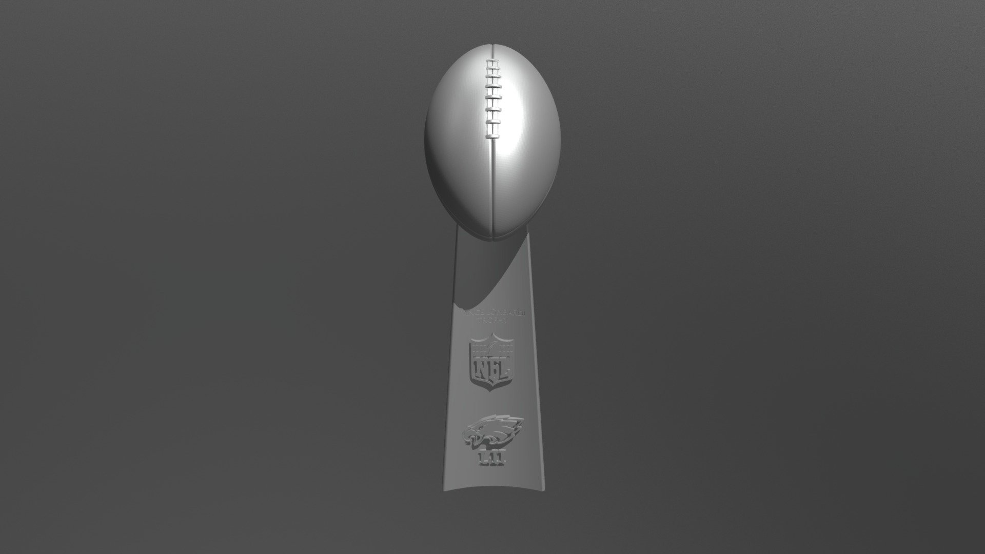 Super Bowl Trophy 3D Printable