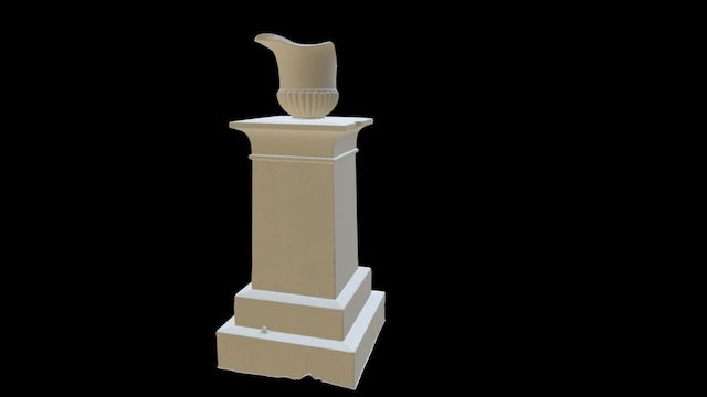 Lowe - Headstone Cleaned 3D Model