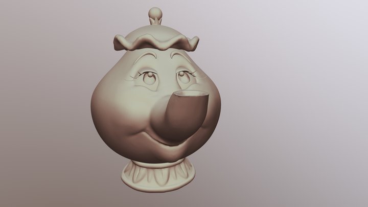 Mrs Potts 3D Model