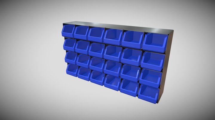 Storage Container 3D Model