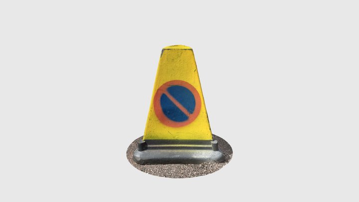 Traffic Cone 4 3D Model