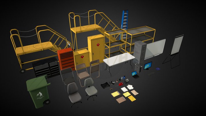 Hangar Misc 3D Model