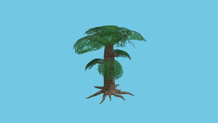 Single Tree Object 3D Model