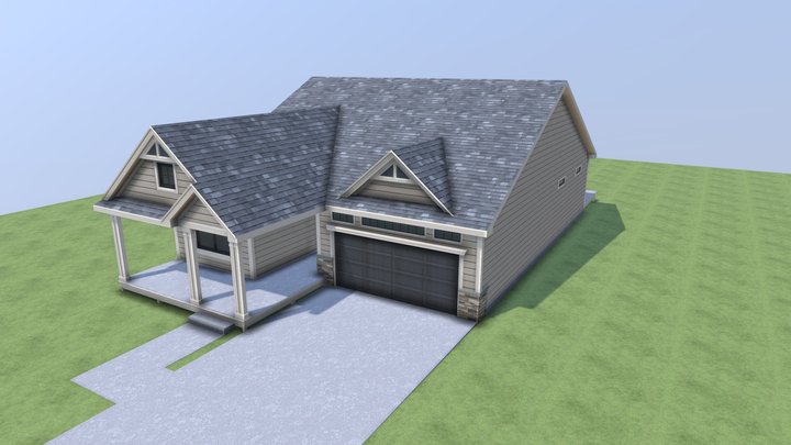 American Home - 3D 3D Model