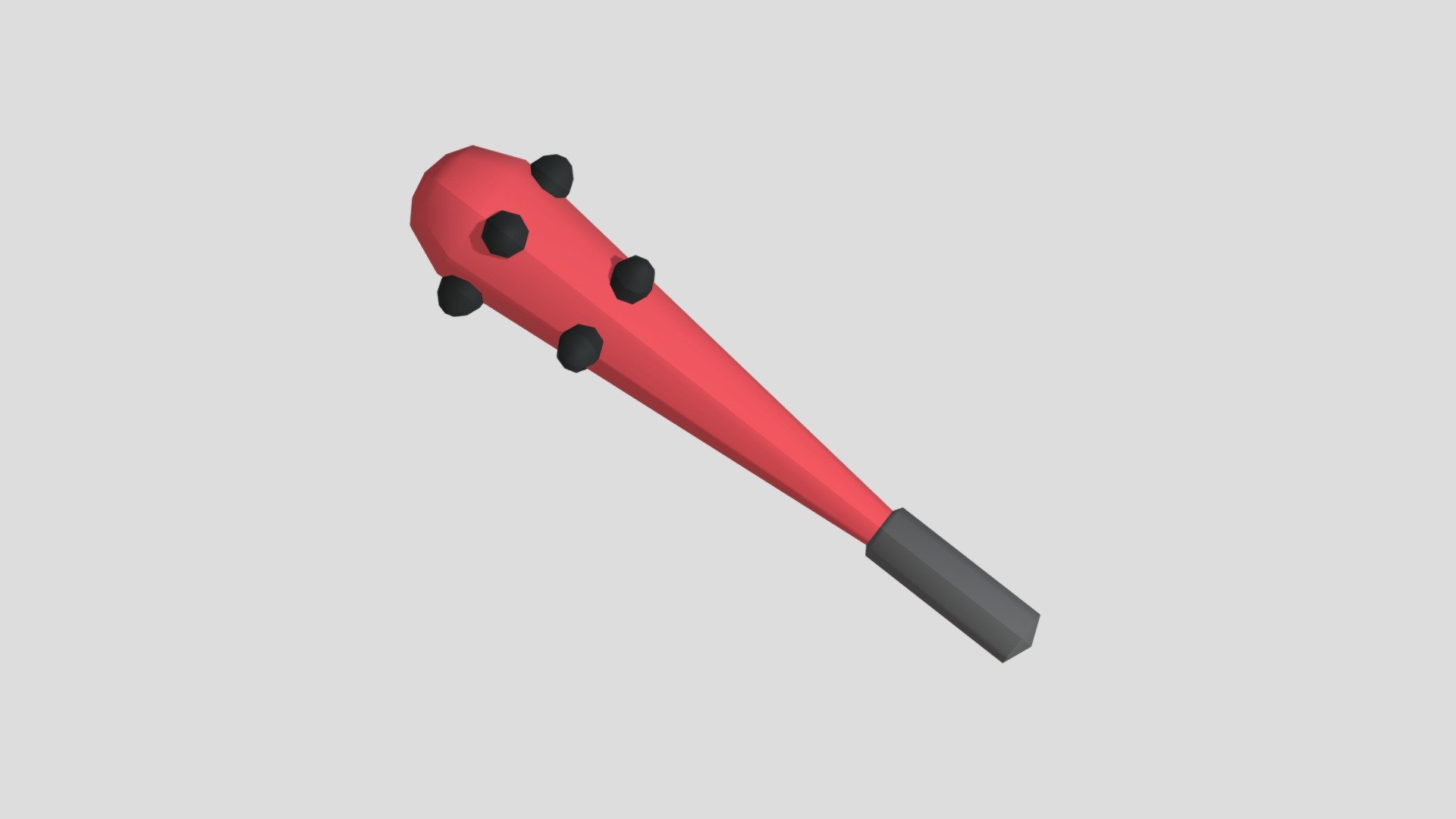 Weapon Mace low poly