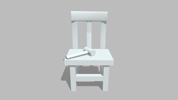 hammer_and_chair 3D Model