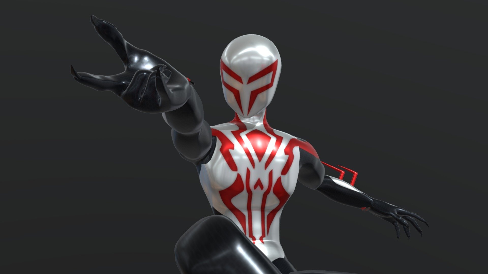 Spectacular Spider - Man 2099 White - 3D model by José David Torres  Adelantado (@JoseTorresAdelantado) [286780a]