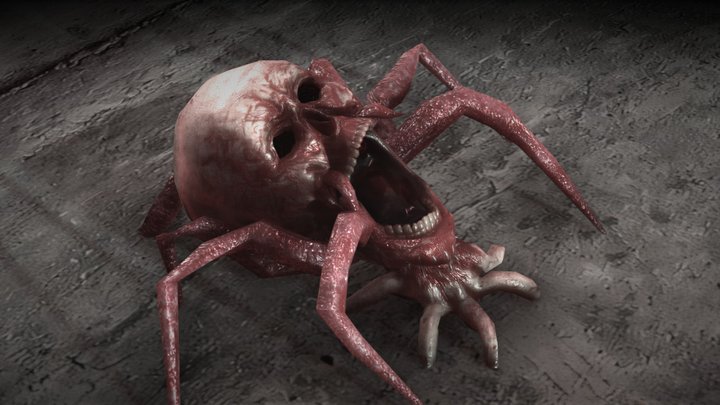 Crying head 2 3D Model