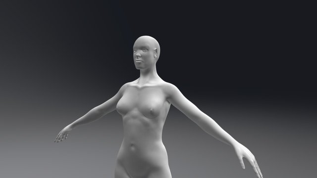 Female_Uved 3D Model