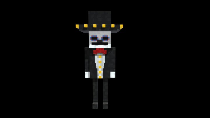 Esqueleto Mariachi 3D Model