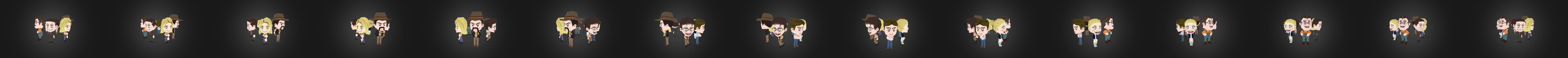 Deadly Premonition TEST - 3D model by the_regressor (@the-regressor)  [286b5ff], image size:9600x360
