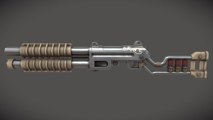 Shotgun Concept 3D Model