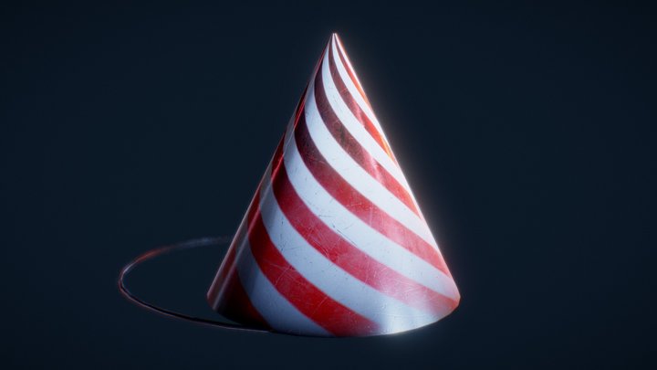 Party Hat 3D Model