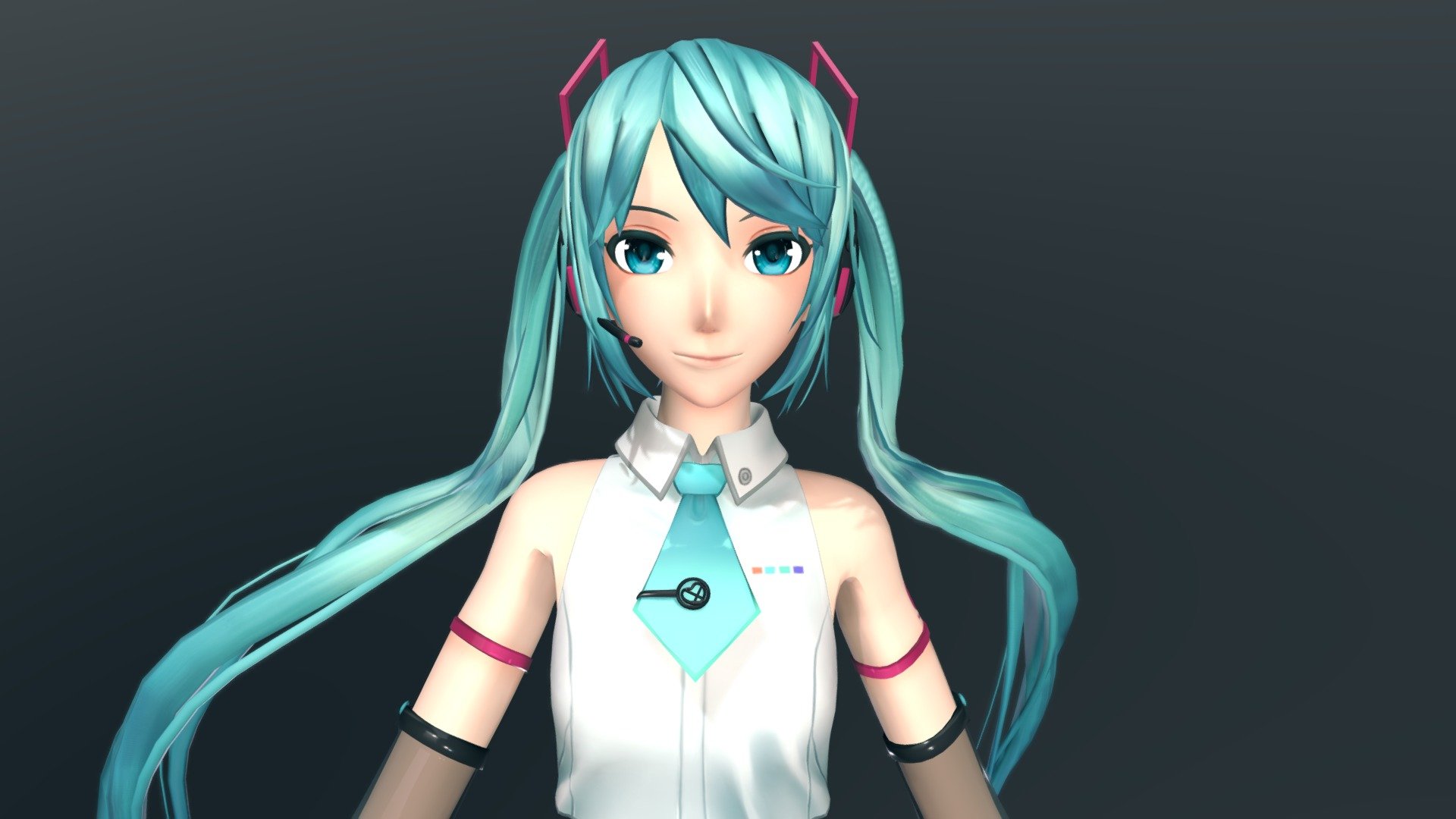 新品未使用·初音ミク[3Dポスター] 初音ミク 千本桜 フレーム入り3D