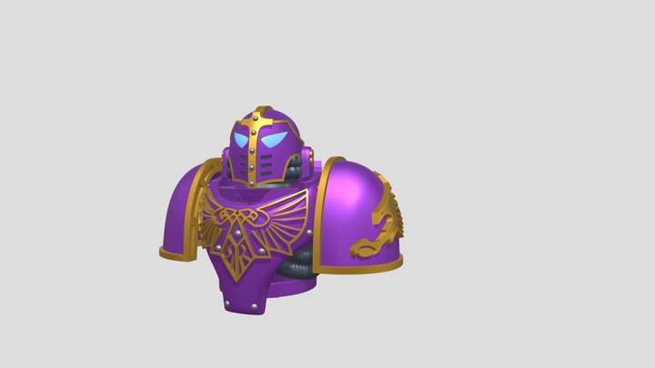 Mark IV Emperor's Children Bust 3D Model