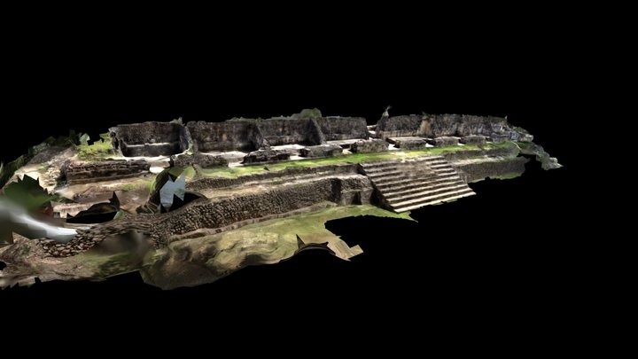 South Face, Structure A-13, Xunantunich, Belize 3D Model