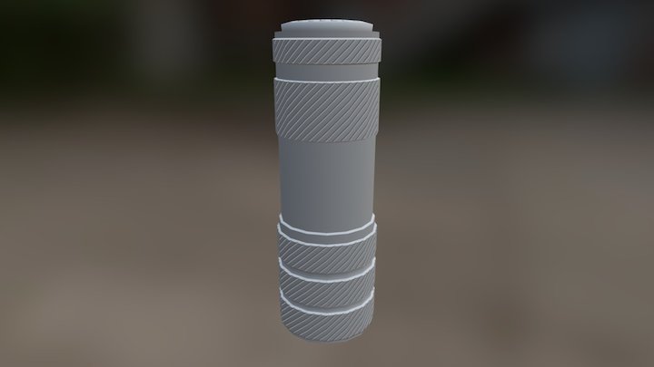 Mini flashlight 3D Model