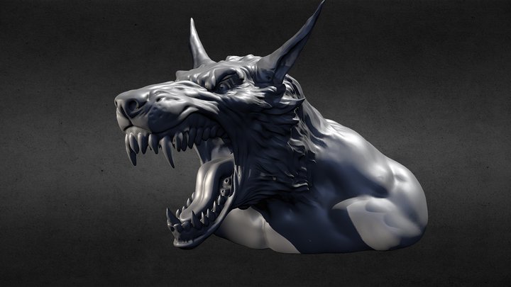 Paul Bonner Wolfs Head Study 3D Model