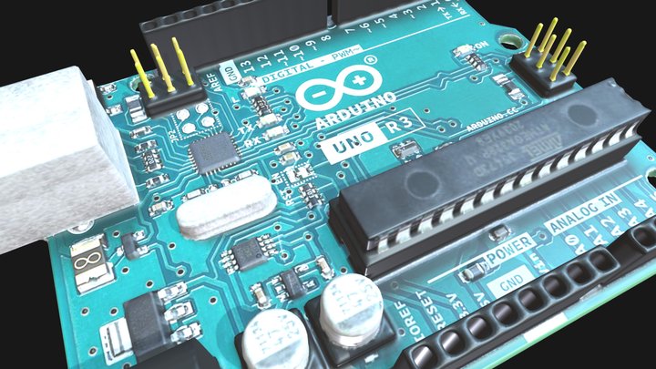 Arduino UNO R3 3D Model