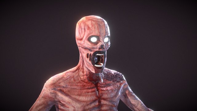 ZOMBIE FOR FPS GAME 3D Model