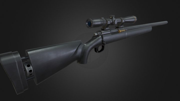 M24 AAA Game Ready PBR Low-poly 3D model 3D Model