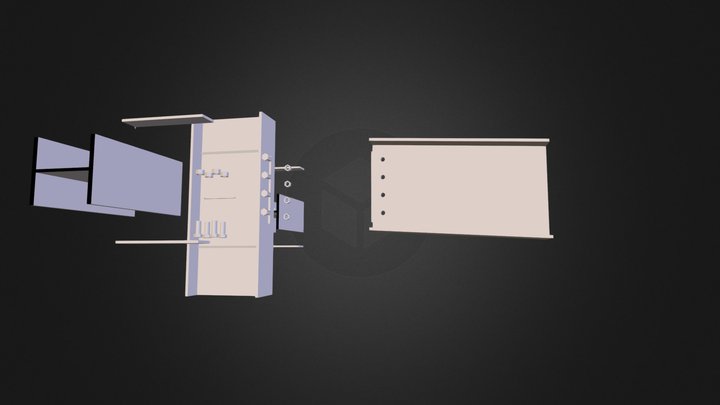 Column-Rafter - disassembled.obj 3D Model