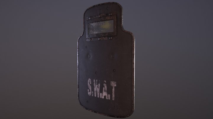 SWAT Shield 3D Model
