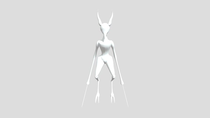 Demon_BladesArms 3D Model