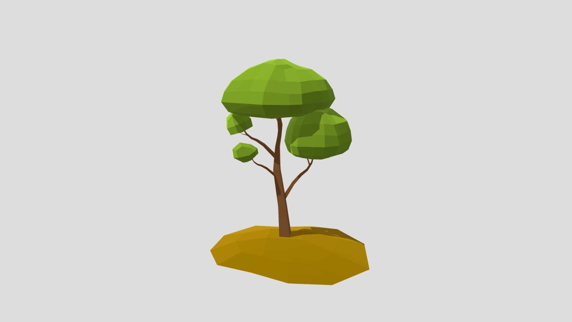 TREE LOW POLY 3D - 3D model by CARTRIDGE PROJECT (@CARTRIDGEPROJECT ...