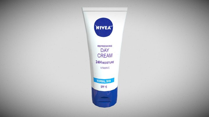 Nivea - refreshing day cream - by smakologg 3D Model