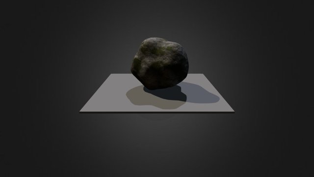 Realistic rock 3D Model