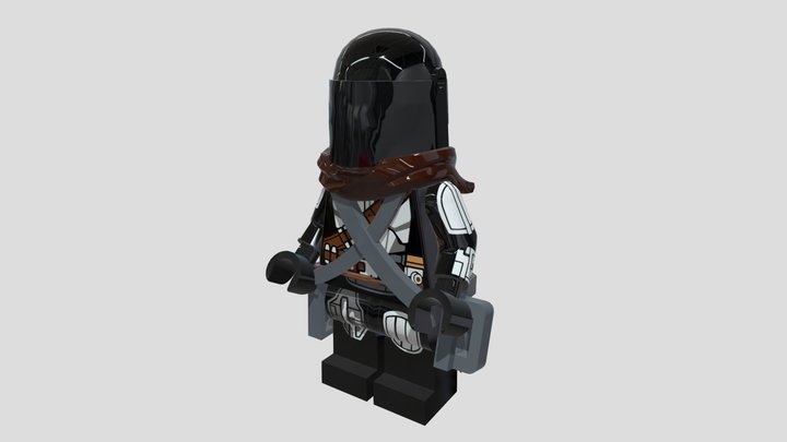 Lego Mandalorian (MOC) 3D Model