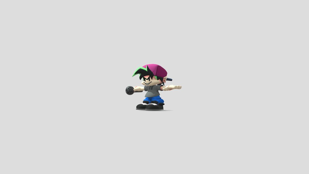 Fnf bf - A 3D model collection by ZariUwU - Sketchfab