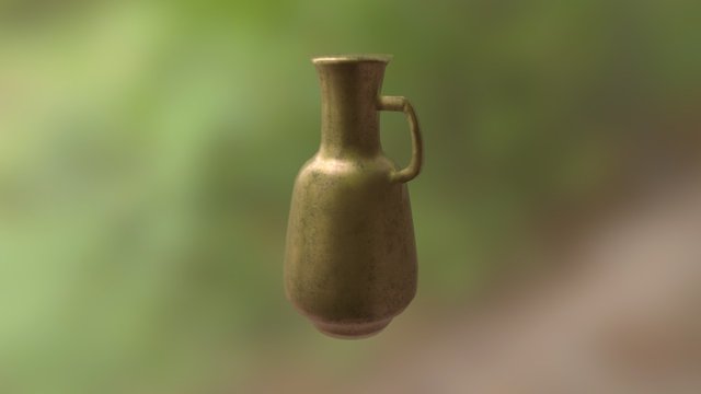 Copper vase 07 3D Model