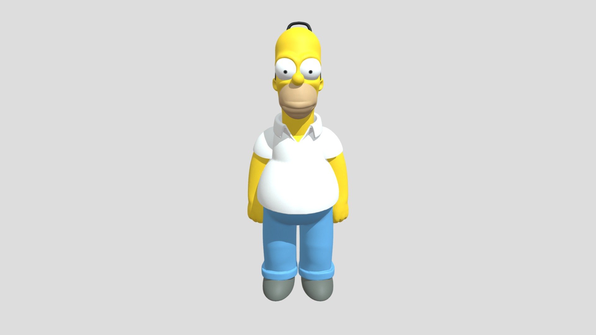 Homer Simpson Fan Art Sculpt - Download Free 3D model by johnlabrada3D
