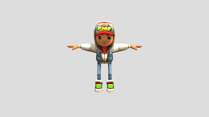 Jake Subway Surfers 3D Model