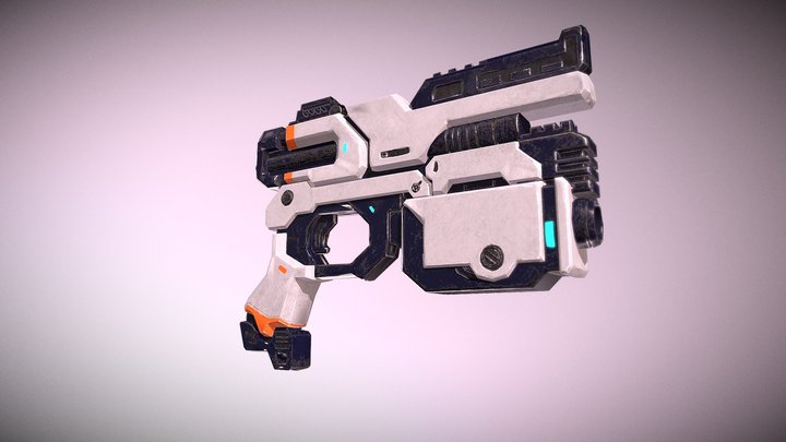 pbr-GUN 3D Model