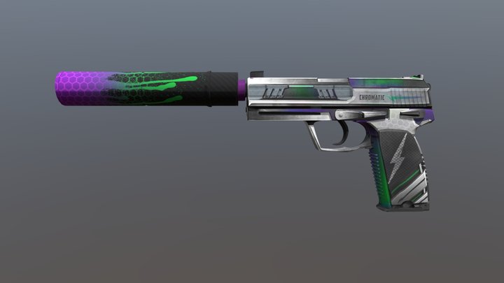 USP-S Chromatic 3D Model