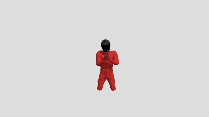 OP-NOT-JACKY  praying 3D Model